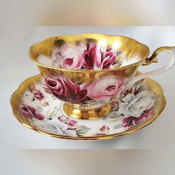 Royal Albert Saucer Only,"Pearl" From The Summer Bounty Series Replacement Piece - Picture 6 of 7